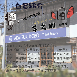 茨城県産さつまいも使用　芋之助の紅はるか平干しセット（100g×12袋）【 さつまいも 茨城県 日立市 】