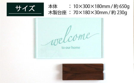 インテリア 玄関用 アクリル ウェルカムボード （ロゴタイプA）