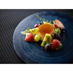 RAYS PLATE Round M 藍染 １枚 ｜トレー プレート お皿 皿 食器 インテリア
