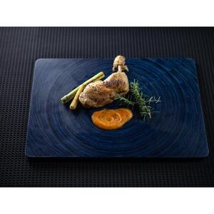 RAYS PLATE Rectangle 藍染 １枚 ｜トレー プレート お皿 皿 食器 インテリア