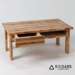 ＜DIY用＞ ローテーブル PARTS KIT (木材パーツ37本・短ビス89本・長ビス12本・ボンド1本) 材木 木 SDGs 木 Kiiisand. CLT 無塗料 鳥取CLT