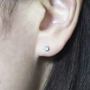 プラチナ　0.20ct一粒天然ダイヤモンドスタッドピアス　プラチナ900 ピアス ジュエリー アクセサリー PT900 レディース ダイヤ0.10ct×2 カラット 天然 ダイヤモンド 山梨県 甲斐市 BQ-112