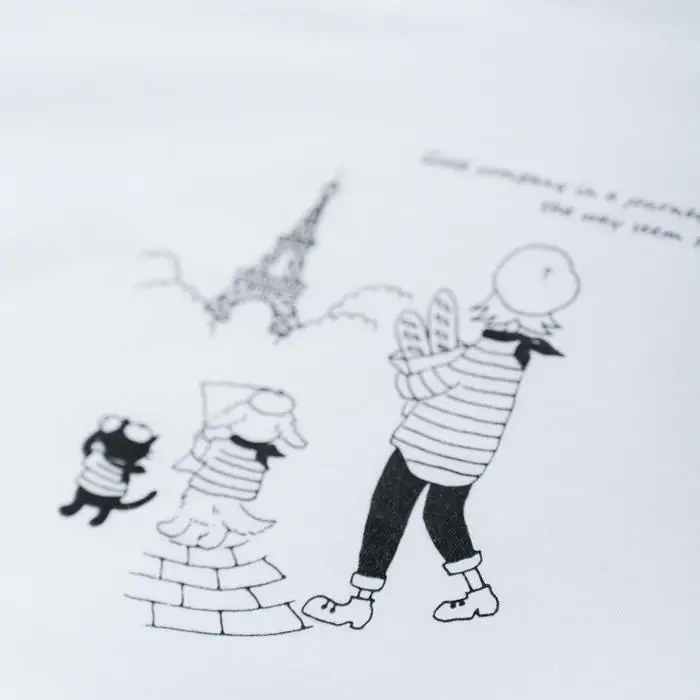 《2》【KEYMEMORY 鎌倉】トラベルイラストTシャツ WHTIE