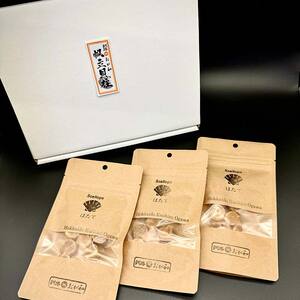 ＜お中元用熨斗＞干し帆立貝柱 袋入り30g×3袋 干し貝柱 帆立 ほたて貝柱 海鮮 酒の肴 炊き込みご飯 だし 魚介 北海道 父の日 母の日 ギフト 包装 お中元 贈答 ギフト 御中元 贈り物 手土産 熨斗 のし ラッピング F4F-4502