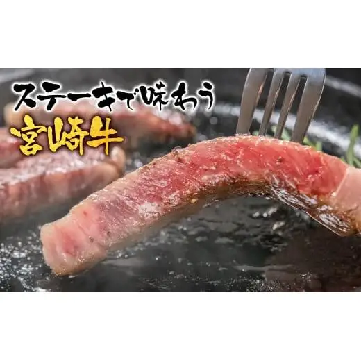 【お中元ギフト】【生産者応援】宮崎牛ロースステーキ2枚 計500g 牛肉 ステーキ 高級部位 ブランド牛 ミヤチク 内閣総理大臣賞4連覇＜47-15b＞