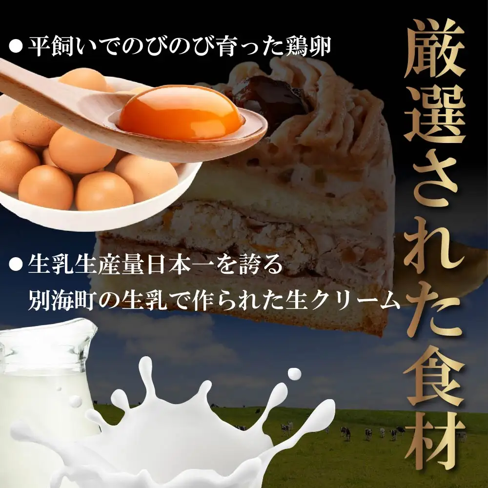 北海道 クリーム の モンブラン 400g × 1個 　CM0000005