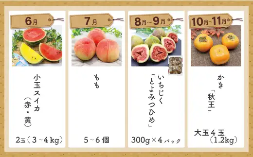 福岡県旬のフルーツ定期便【年10回コース】【1～2月開始】[H5261]