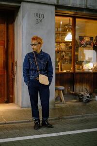 天神ワークス レザーサコッシュSP05【RED】【かばん ファッション 人気 おすすめ 】