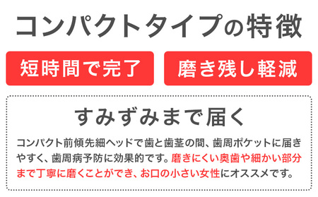 イオン歯ブラシ 極細替えブラシ セット コンパクト ふつう クリア 24本入り (2本×12P)  | 歯ブラシ