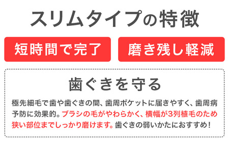 イオン歯ブラシ 極細替えブラシ セット スリム やわらかめ クリア 24本入り (2本×12P) | 歯ブラシ