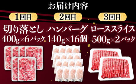 【6回定期便】肉ざんまい定期便（大家族向け・大容量） / 牛肉 [IAX050]