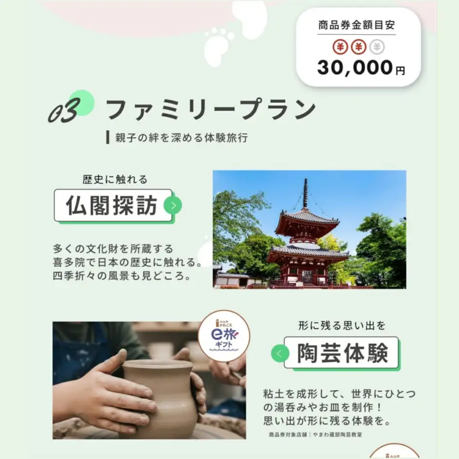 旅先納税・小江戸かわごえe旅ギフト（寄附額100000円） ／ 電子商品券 川越市内 店舗 埼玉県