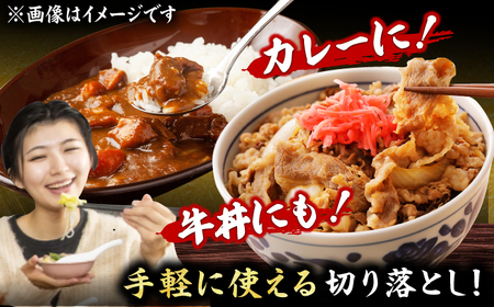 【12回定期便】切り落とし500g [AFBO076]