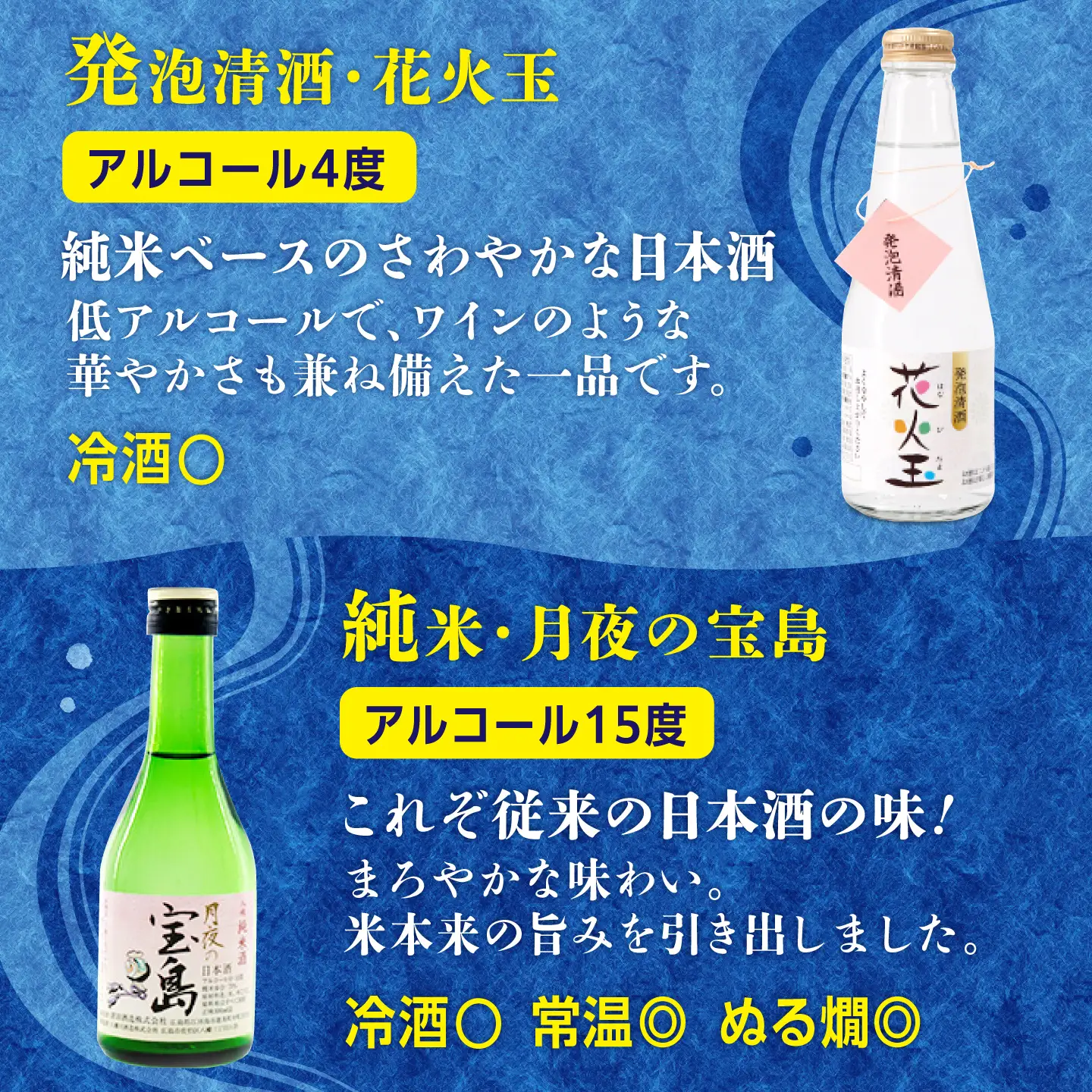 日本酒 涼酒・瀬戸の夕凪「瀬戸内の夏の夕時を彩る冷酒セット」 日本酒[XAK039]