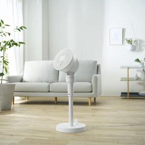 扇風機　サーキュレーター扇風機 ACスタンドファン マイコン式 STF-AC15TEC-Wホワイト