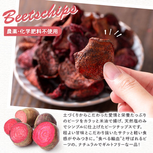 ビーツチップス (30g×6袋・計180g) 天然塩 無農薬 化学肥料不使用 国産 香川県産 産地直送 スイーツ おやつ スナック お菓子 おつまみ 常温 【man207】【Bettim farm】
