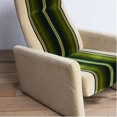 Bulb Chair(バルブチェア)グリーンストライプ【SWOF】_雑貨・日用品 椅子・チェア・ソファ 家具・インテリア _【1494528】