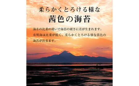 有明海産一番摘み 焼きのり 2切7枚×9セット（63枚分） 海苔 乾のり