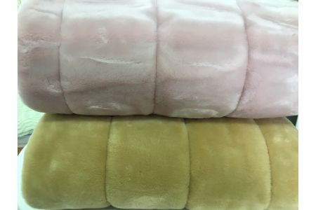 ムートン調アクリルマイヤー敷パッド (シングル：ベージュ) [2173]