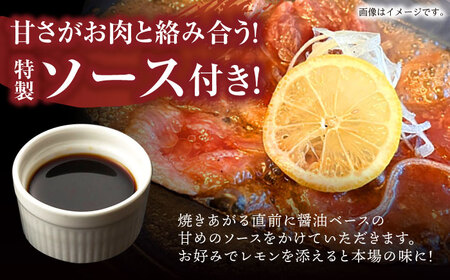 【お中元対応可】長崎名物！ レモンステーキ 300g / ステーキ たれ付き ソース付き すてーき 薄切り 牛 国産 和牛 A5 レモンステーキ / 諫早市 / 野中精肉店 [AHCW056]