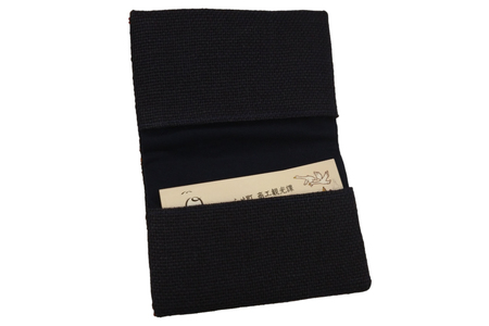 カードケース 名刺入れ 南部菱刺し カード入れ 青系 1個 [アトリエ縹 おいらせ工房 青森県 おいらせ町 oi02ayo760001]