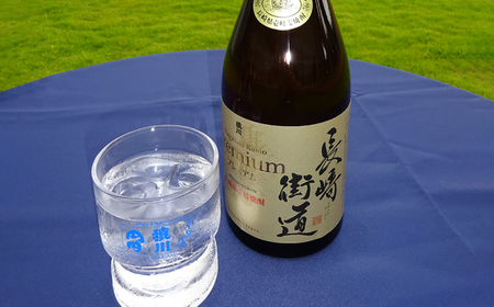 【全2回定期便】長崎県壱岐焼酎「長崎街道プレミアム」《壱岐市》【猿川伊豆酒造】 [JAG013]