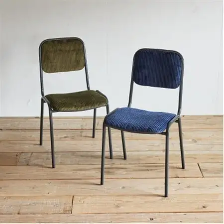Campus Chair(キャンパスチェア)コーデュロイ オリーブ【SWOF】_雑貨・日用品 椅子・チェア・ソファ 家具・インテリア _【1487450】
