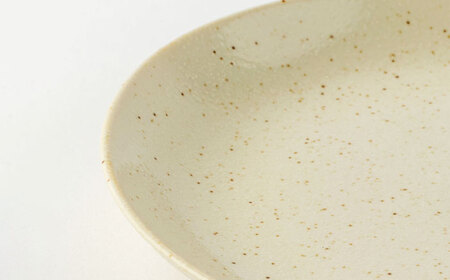 【美濃焼】ナチュラル パスタ皿4枚セット【山正各務陶器】 器 北欧風 クリーム色 (501300)[MFW032]