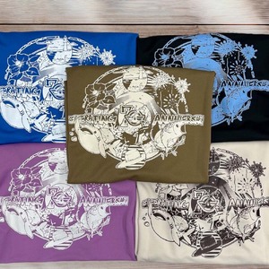 市制70周年記念デザインTシャツ（ミディアムブルー・ドライ素材）男女兼用サイズ【R01058】
