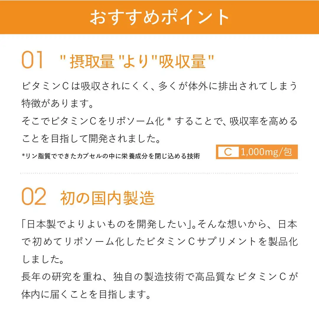 【Lypo-C】リポ カプセル ビタミンC（30包入） 1箱 ギフト【ラッピング付】 | サプリ 健康 美容 サプリメント 人気