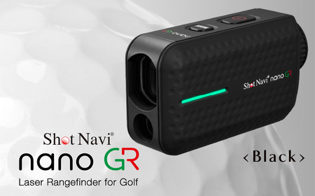 ショットナビ INFINITY・nano GR（Shot Navi INFINITY・Shot Navi Laser Sniper nano GR）セット＜ブラック＞　【11218-0765】 ゴルフ 距離計