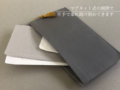 綴織のフラットポーチ　Mｻｲｽﾞ【ペールピンク】 小銭入れ 薄型 ポーチ カード入れ 手織り 綴織 工芸品 伝統工芸品 清原織物 AQ-0012_04