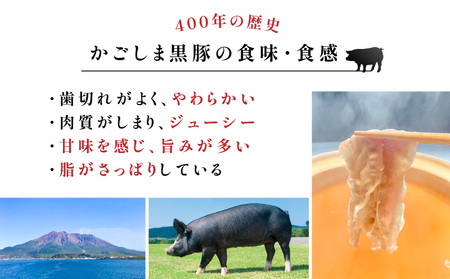 【 10営業日以内に発送 】 鹿児島黒豚 ・ 熟成 魚節出汁 しゃぶ セット K265-002 肉 豚肉 冷凍 スピード配送 最短 すぐ届く お急ぎ
