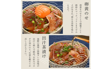 【5回定期便】土佐の海鮮丼セット（ブリ・タイ・カンパチ・マグロ・カツオ）各4Pずつ 漬け丼の素 鰤 ぶり 鯛 たい 鮪 まぐろ 鰹 かつお かんぱち 新鮮 魚 おかず【企業組合　宇佐もん工房】 [BQAB024]
