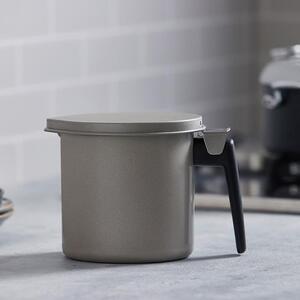 オイルポット　活性炭オイルポット　８００ｍｌ　カートリッジ１個付　H-OP800　グレー