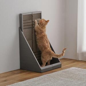 猫　爪とぎ　やすり付き爪とぎ　P-YT650　ブラウン