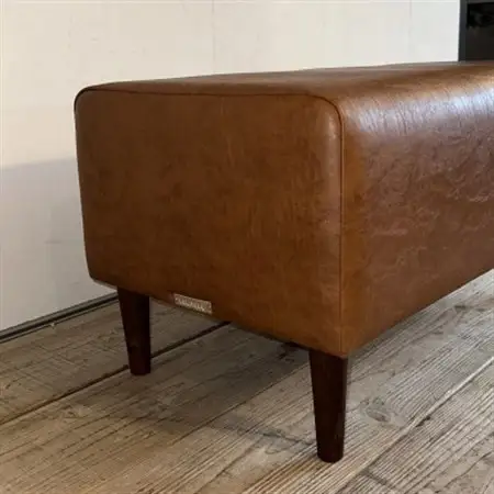 90 Bench(90ベンチ)ランド ライトブラウン BR鉛筆脚【SWOF】_雑貨・日用品 椅子・チェア・ソファ 家具・インテリア _【1501631】