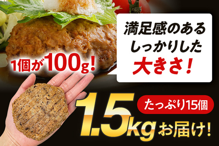 ハンバーグ 1.5kg 【賞味期限：2026年7月10日まで】 ハンバーグ