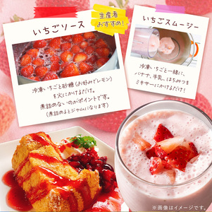 完熟・急速 冷凍いちご 3kg | 渡邉いちご園
