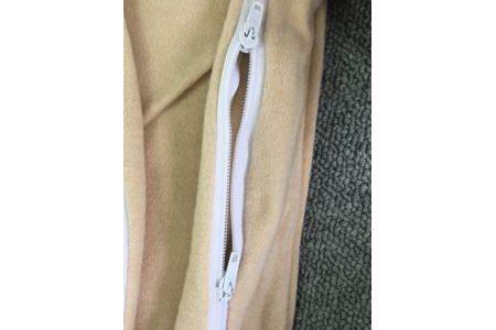 吸湿発熱 あったかピーチ起毛ニット 布団カバー シングル ベージュ系 [0339]