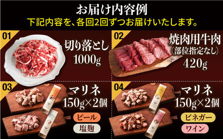 【12回定期便】しろいし牛1頭まるごと 食卓定期便 / 牛肉  [IAH223]