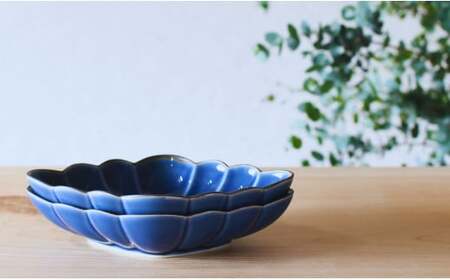 有田焼 ルリ釉縁錆菱型皿 2個セット【ARITAYAKI-STORE】食器 デザートうつわ 皿 ハンドメイド おもてなし 高級食器 和食器 A24-97