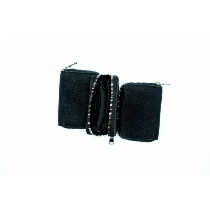 【ierib】MINI WALLET / ミニウォレット / BOAR / BLACK