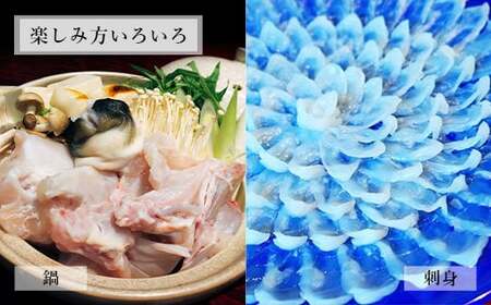 国産養殖！とらふぐ簡単調理で味わえるセット 吉宝ふぐ 1.3kg ふぐ 河豚 フグ とらふぐ トラフグ 簡単調理 刺身 鍋 から揚げ ひれ酒 出汁 3～4人前 熊本県 上天草市 【2026年10月下旬から2027年4月上旬発送開始】