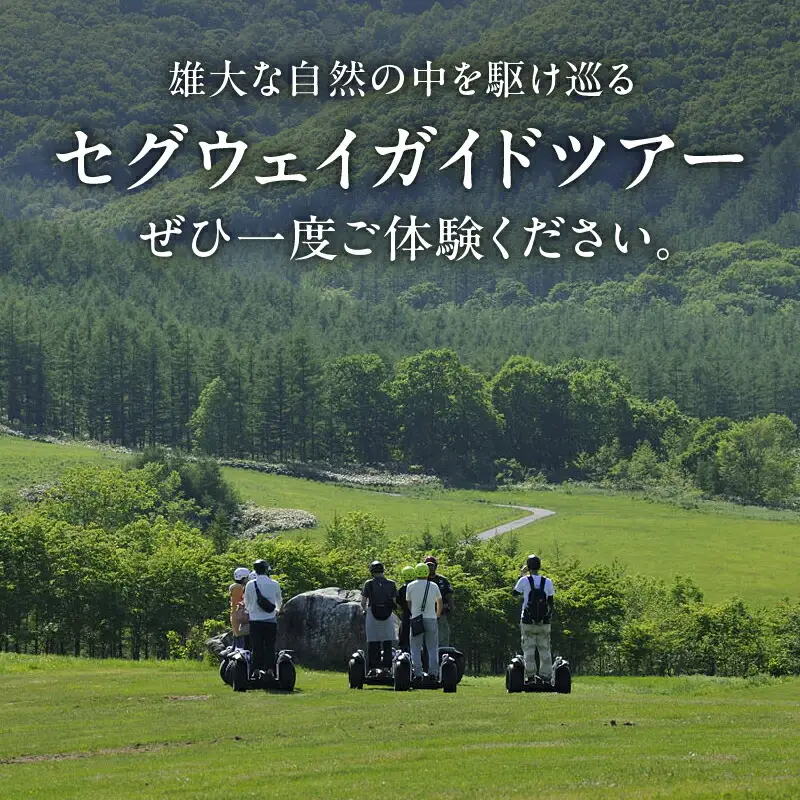 十勝千年の森 入場券＋セグウェイツアー券 1名分【北海道 清水町 自然 十勝千年の森 十勝毎日新聞社 ガーデン 入場券 セグウェイ セグウェイ社公認 ツアー レジャー おでかけ】_S030-0005