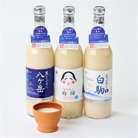どぶろく　飲み比べ　3種セット(八ヶ岳・白駒・おかめ)_酒・アルコール   _【配送不可地域：離島】【1519545】