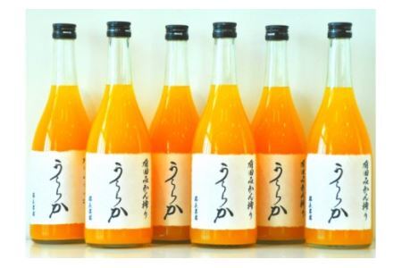 有田みかん搾り「うららか」6本セット(B292-2)