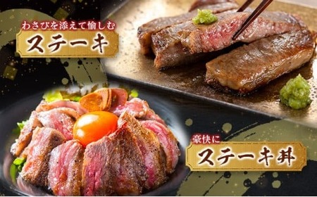 オンライン決済限定【令和8年5月配送】【畜産農家応援】宮崎牛 ロースステーキ (250g×2枚) 500g_CC66-25-05