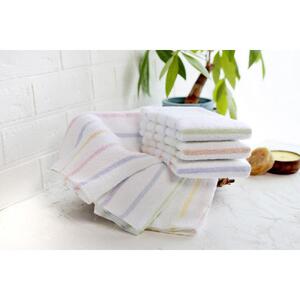 スリーライン フェイスタオル 3色6枚組