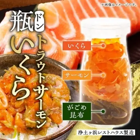 瓶ドン イカ タコ トラウトサーモンいくら 1本 3本セット 海鮮丼 お取り寄せ 冷凍 お手軽_3本セット 海鮮丼海鮮丼海鮮丼海鮮丼海鮮丼_【配送不可地域：離島】【1132507】